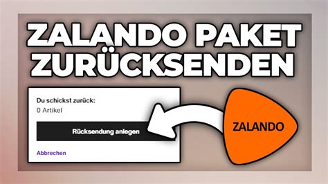 zalando retoure anmelden.